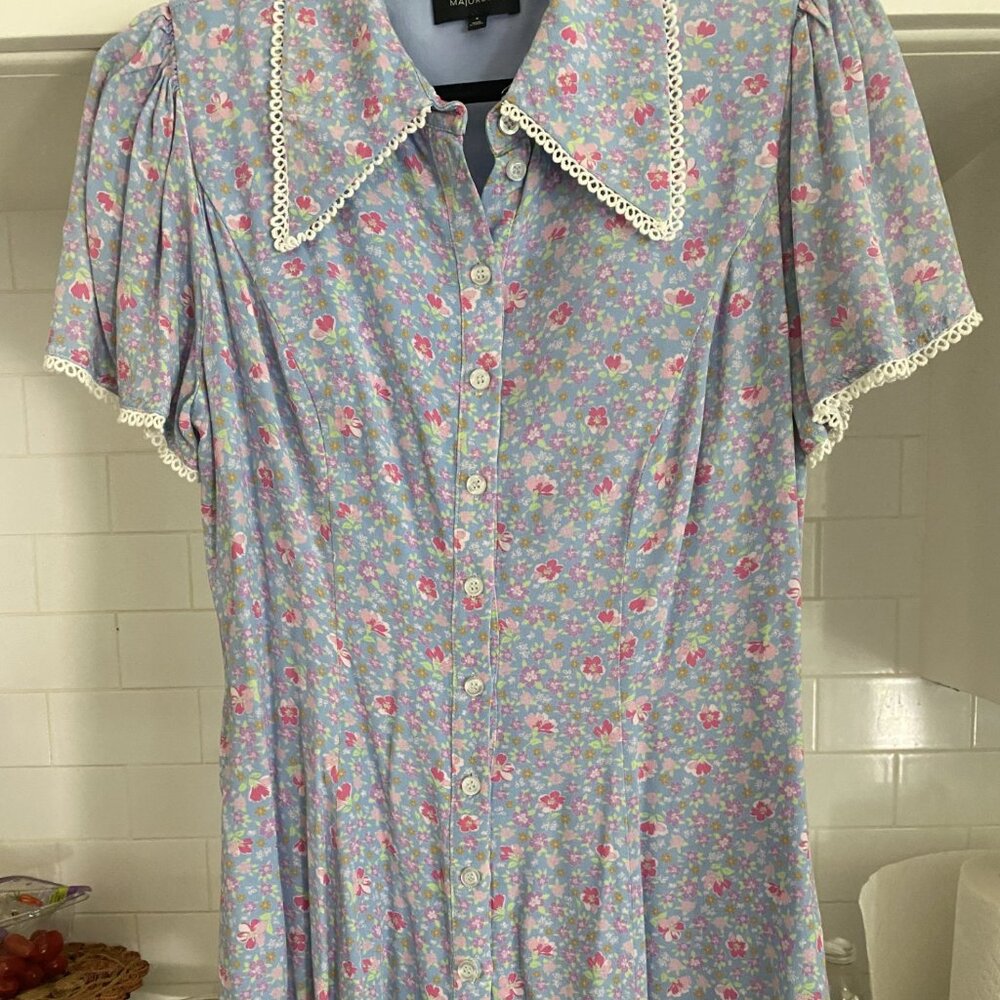 Majorelle floral dress